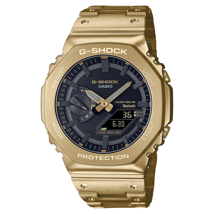 Đồng hồ Casio Nam dây thép G-Shock GM-B2100GD-9ADR chính hãng bảo hành 5 năm Pin trọn đời