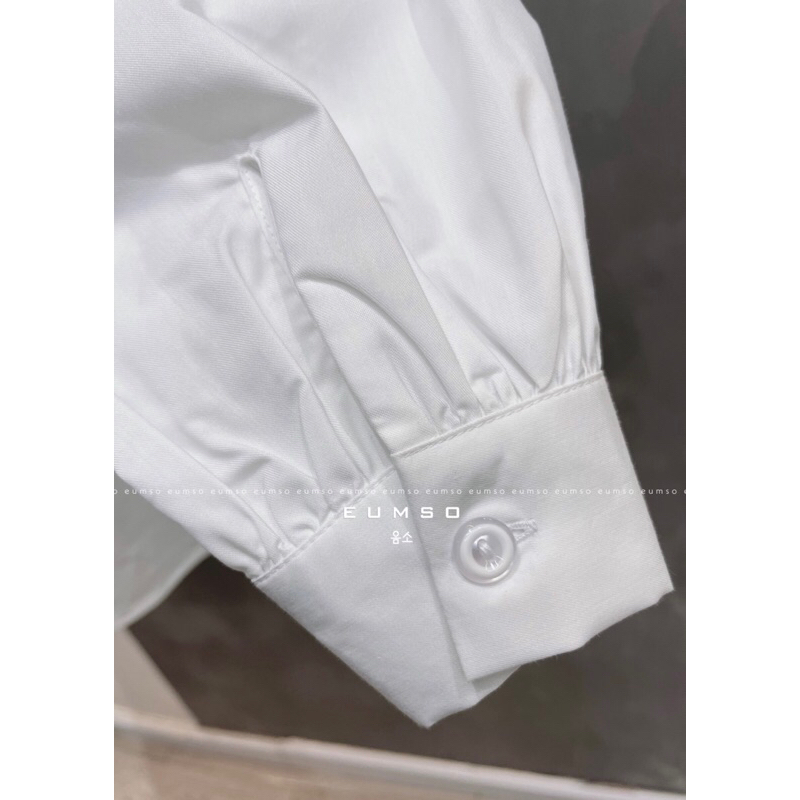 EUMSO - Sơmi trắng basic LARA WHITE SHIRT