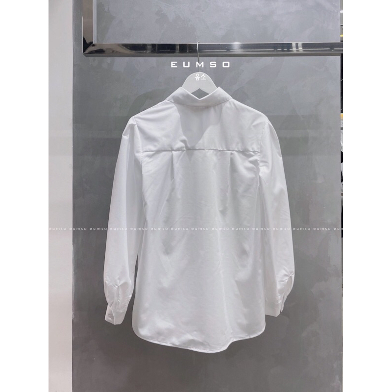 EUMSO - Sơmi trắng basic LARA WHITE SHIRT
