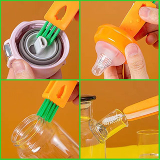 Dụng cụ cọ rửa bình sữa đa năng 3in1 giá rẻ vô cùng tiện dụng