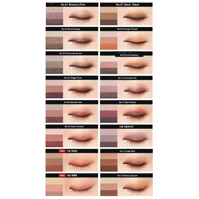 Phấn Mắt 3 Màu MISSHA The Style Triple Perfection Shadow 4g