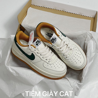 Giày thể thao af1 beige green gum full box tặng hộp bve