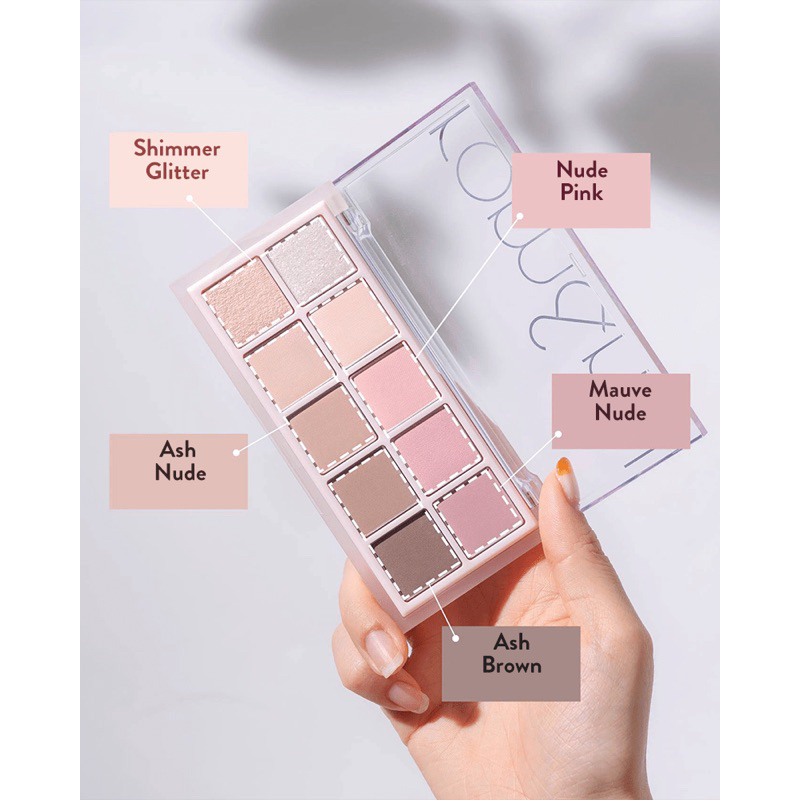 Có sẵn - Bảng phấn mắt ROMAND 06 Peony Nude Garden tone hồng tím nude nhẹ nhàng