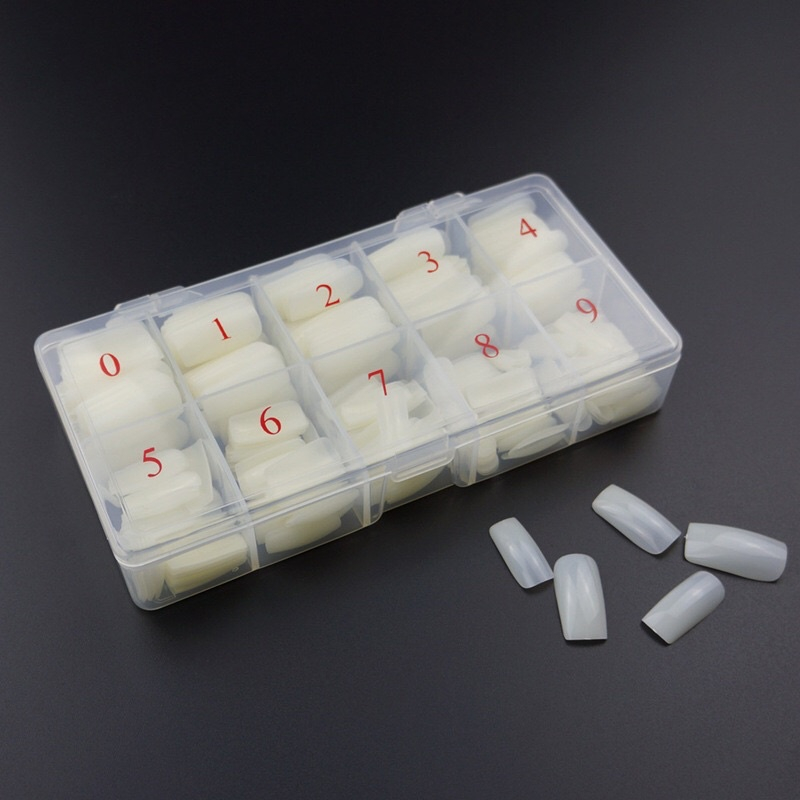 Móng Úp Chân Phom Dài - Móng Nối CHân Phom Dài Đủ 10 Size