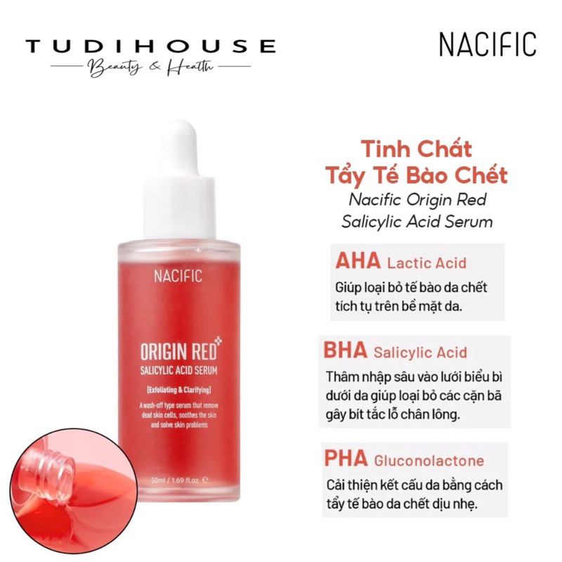 Tinh Chất Tẩy Tế Bào Chết Nacific Origin Red Salicylic Acid Serum 50ml