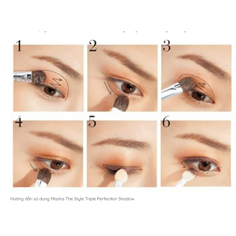 Phấn Mắt 3 Màu MISSHA The Style Triple Perfection Shadow 4g