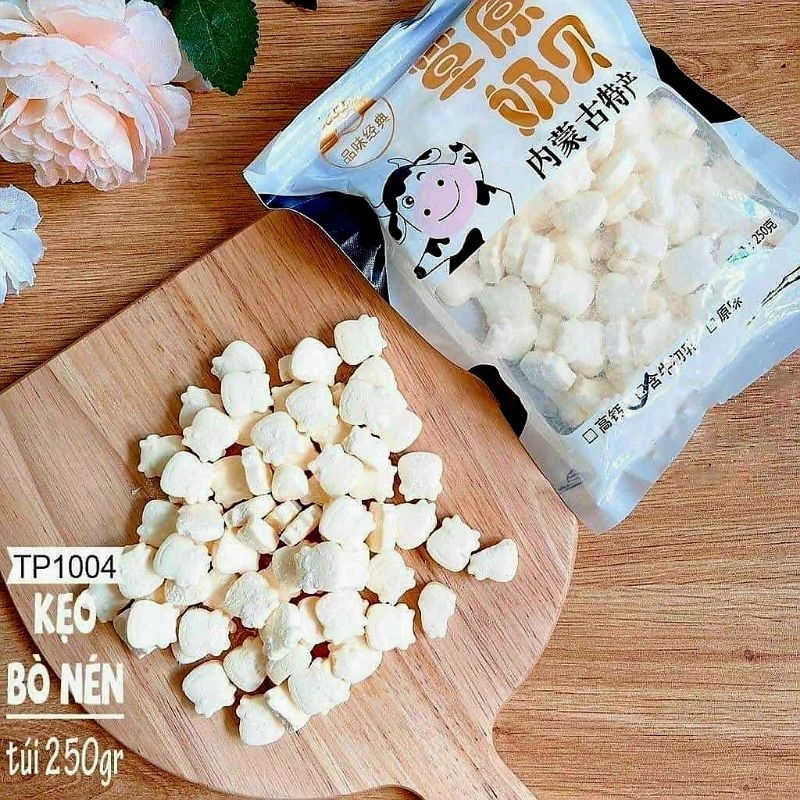 KẸO SỮA BÒ NON NÉN VIÊN MÔNG CỔ GÓI 250GR