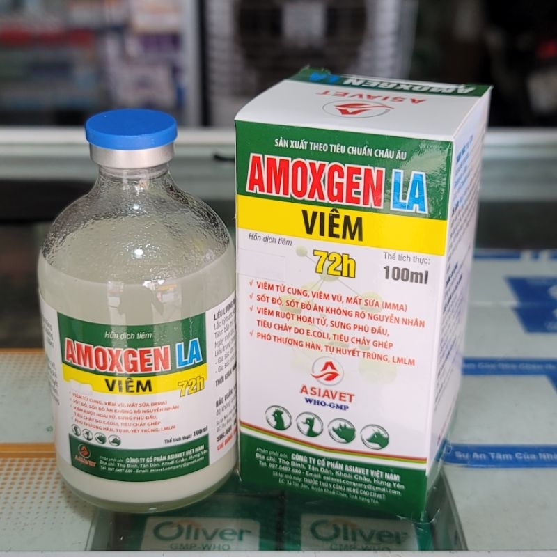Chai AMOXGEN LA VIÊM chuyên dùng cho thú cưng