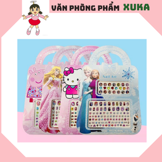 Dán móng tay 120 hình cho bé, stickers hoạt hình đáng yêu