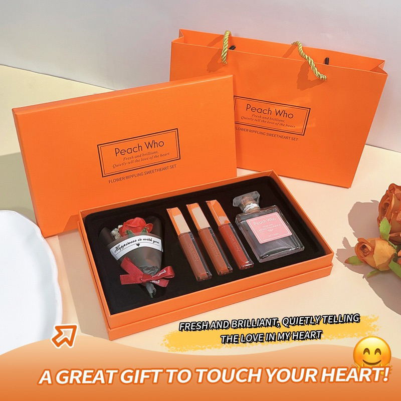 Bộ quà tặng son nước hoa QXQY - Set quà tặng cao cấp quyến rũ dành cho người yêu