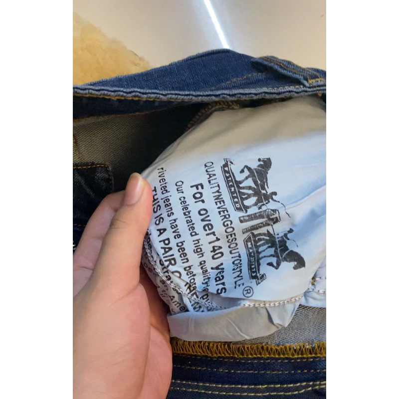 Jean Levi’s 501 cao cấp. xanh đậm