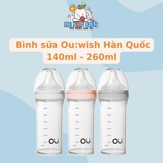 Bình sữa ou:wish 140ml/ 260ml hàn quốc