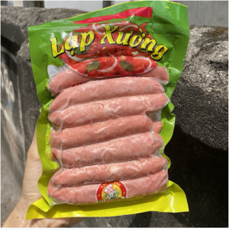 Lạp xưởng Đông Phương chiên rán, thả lẩu đều ngon túi 14c 500gr