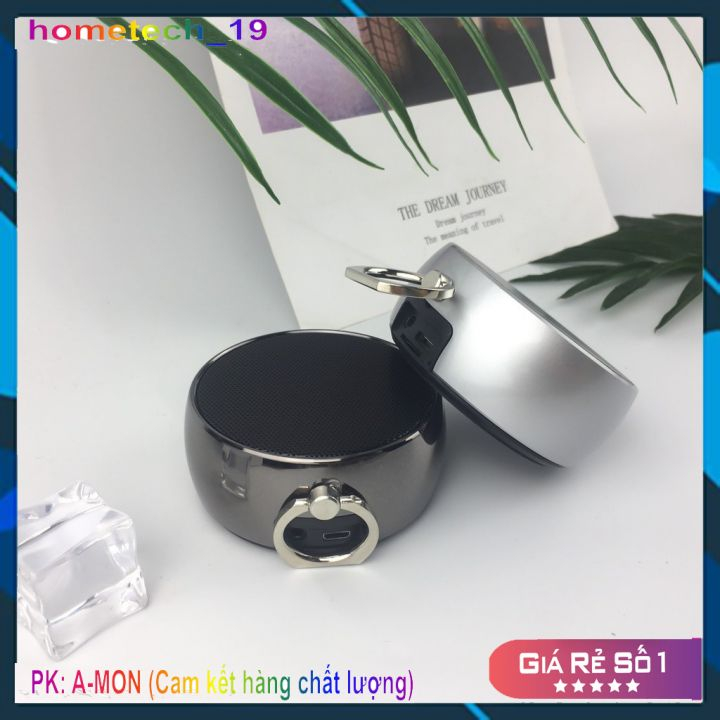 Loa Bluetooth Mini Bs02 Có Móc Treo Tiện Lợi Và Khe Cắm Thẻ Nhớ, Cổng 3.5
