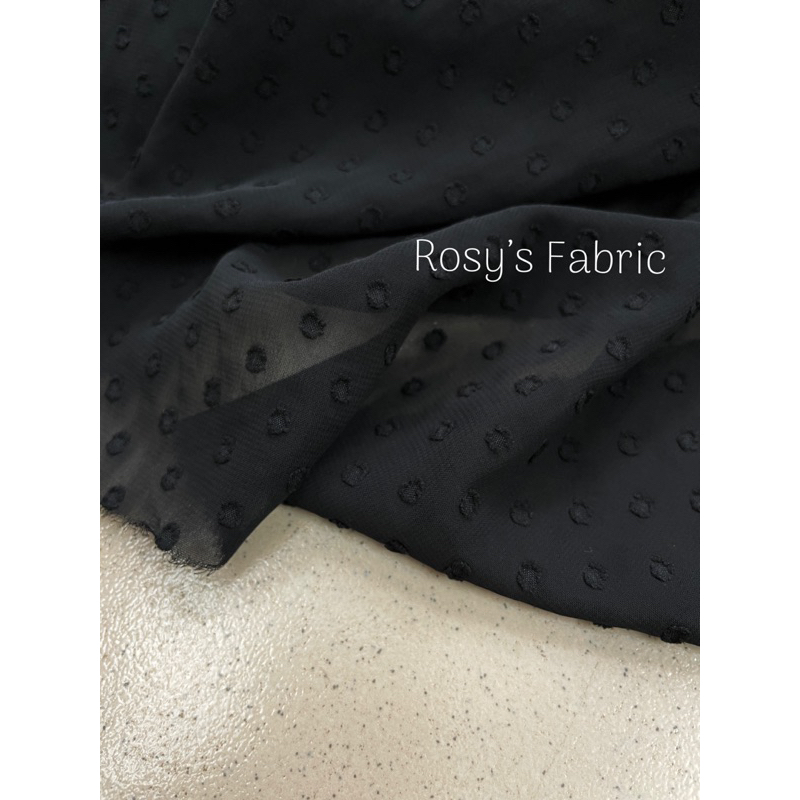 Vải voan thêu hạt Hàn Quốc