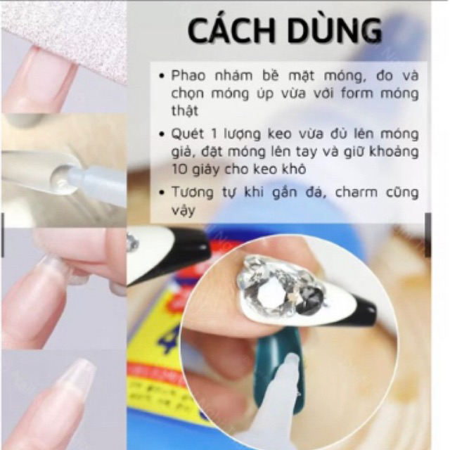 Keo dán 401 nail box siêu chắc