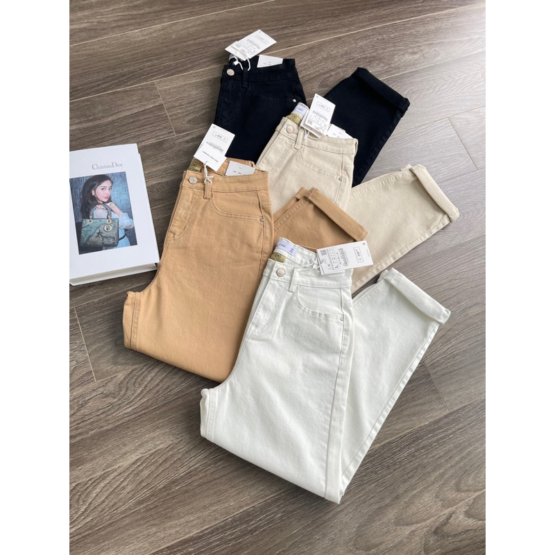 Quần momjeans trơn ZR