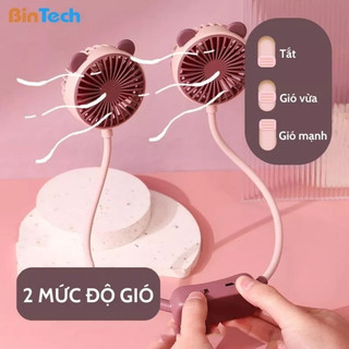 Quạt đeo cổ mini siêu nhẹ 🔋 cực trâu 🐃