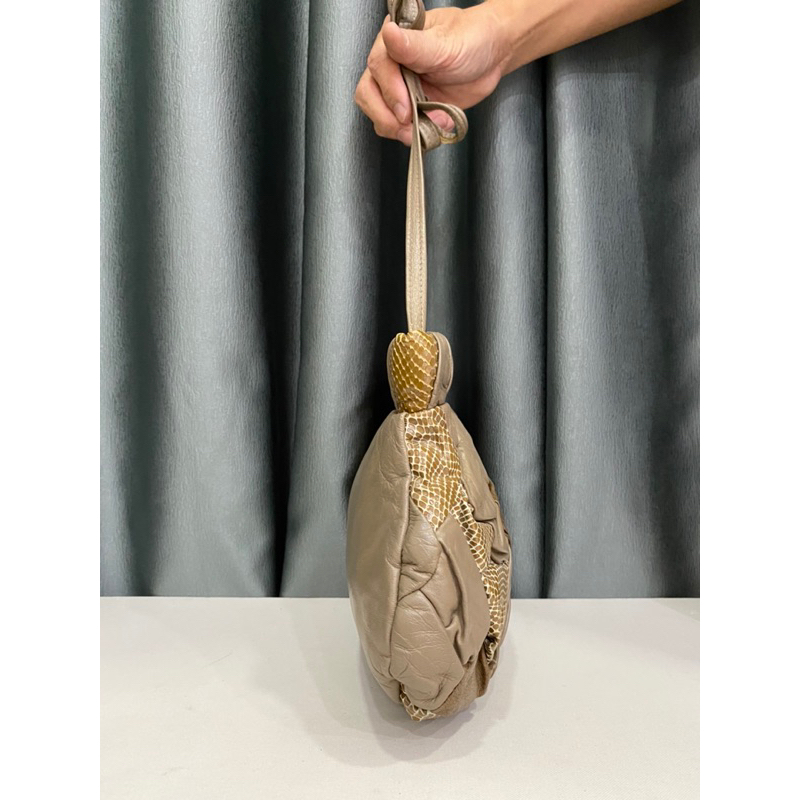 Túi si hiệu BAGS BY LINDA nhập Nhật da bò ghép