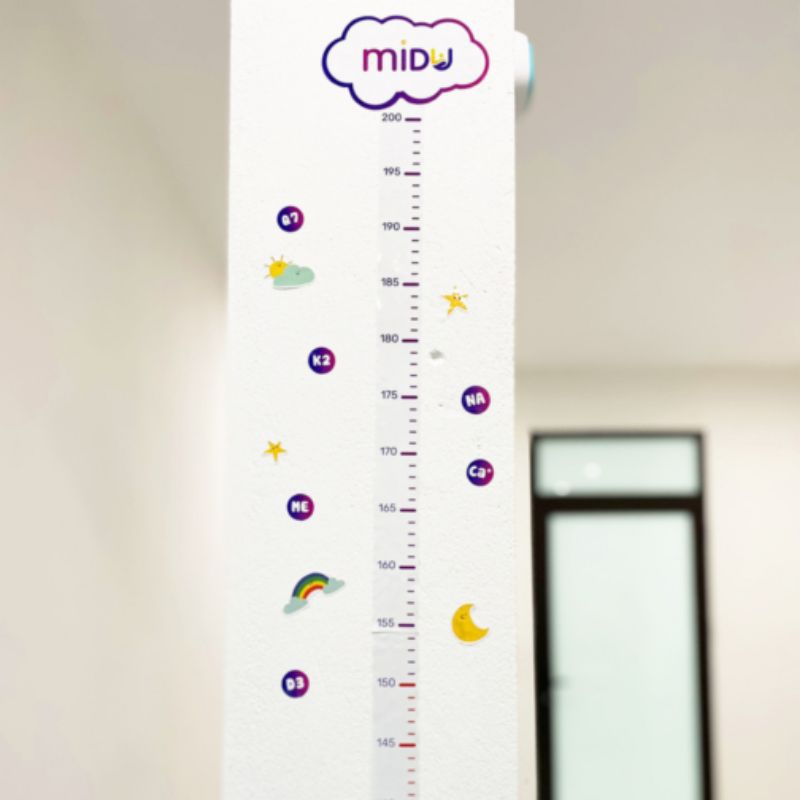Thước đo chiều cao dán tường MIDu