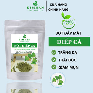 Bột đắp mặt diếp cá organic nguyên chất,bột diếp cá sấy lạnh đắp mặt giảm mụn,bột hanmade