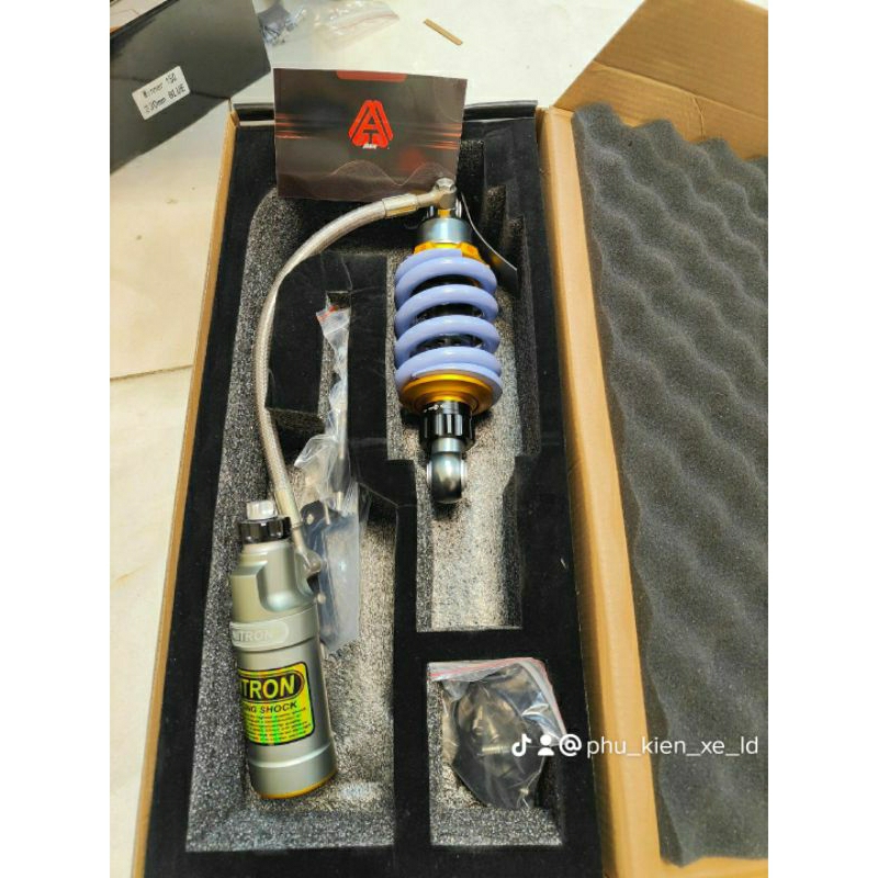 🔥HOT 2023🔥 Phuộc Nitron ATR bình dầu bạc gắn Exciter 2010-2023 Winner X V1 V3 Raider Satria MSX Sport