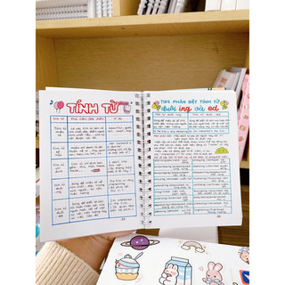 Combo sổ tay Toán 4 + Tiếng Anh