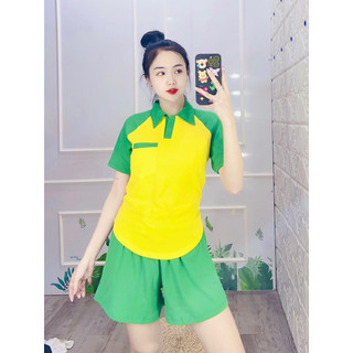 Đồ bộ nữ bộ đồ đùi thun gân bigsize