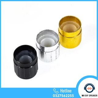 Nút vặn chiết áp vỏ nhôm 15x17mm