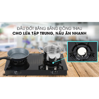 Bếp ga đôi hồng ngoại cao cấp ADR