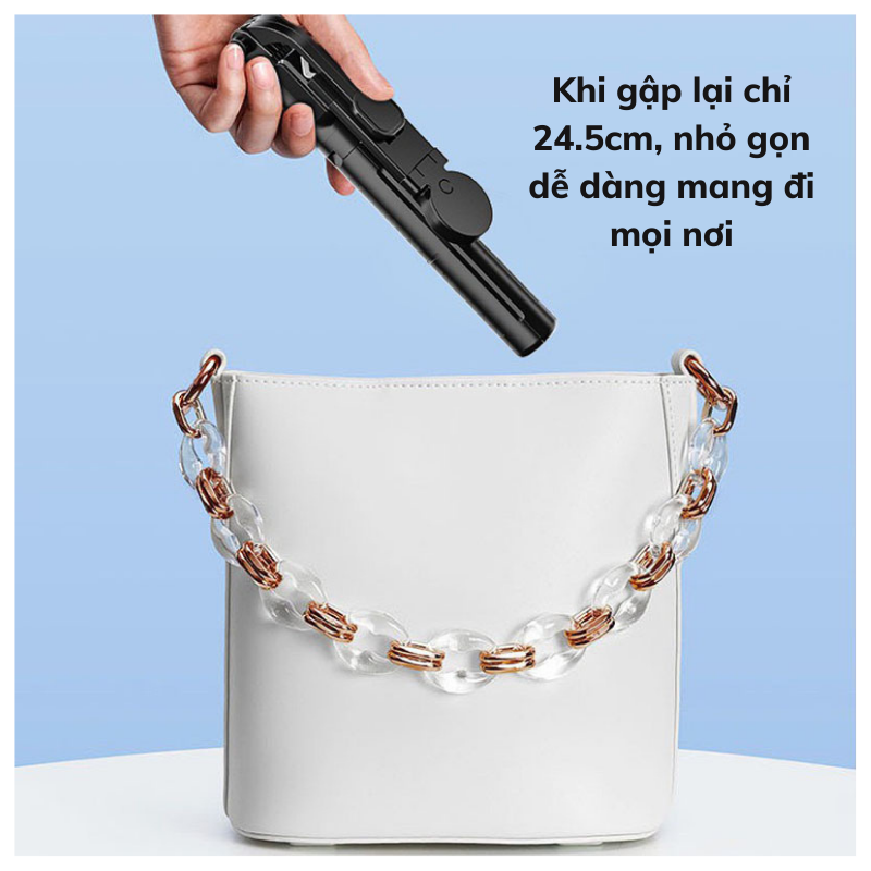 Gậy Chụp Ảnh 3 Chân Nami Kết Nối Bluetooth Kèm Đèn Led