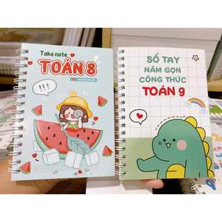 Combo sổ tay toán 8 + toán 9