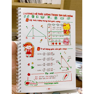 Combo sổ tay Toán 8 + Toán 9