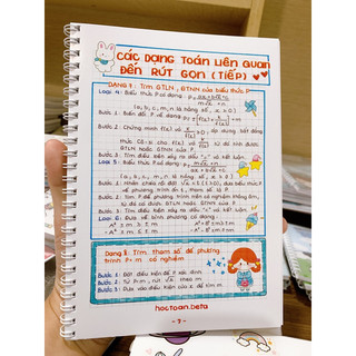Combo sổ tay Toán 8 + Toán 9
