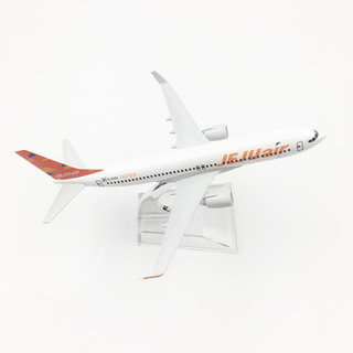 Mô hình máy bay Jeju Air 16cm(Mô hình máy bay+ đế trưng bày)