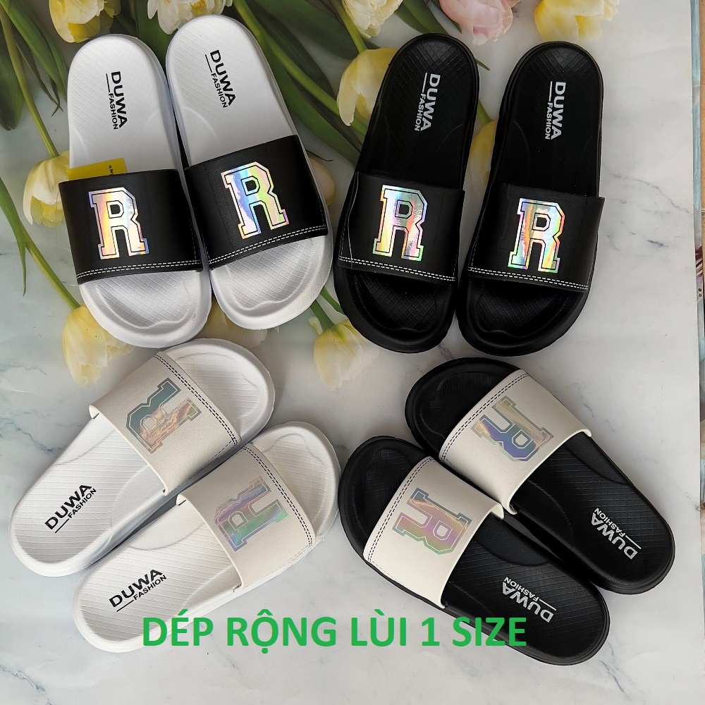 Dép quai ngang đế cao chữ R siêu đẹp đế em 927