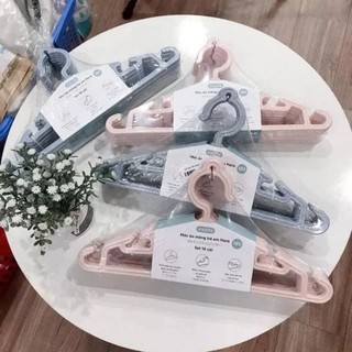 Set 10 móc treo quần áo trẻ em hara 185 inochi
