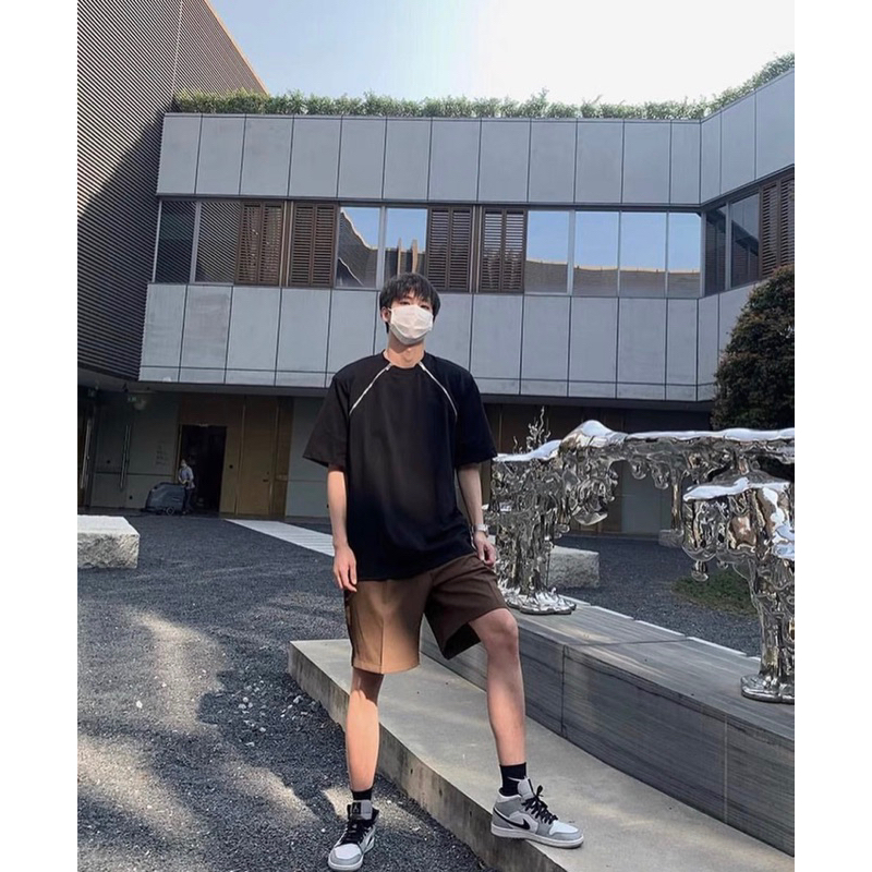 Áo Thun phối 2 zip Unisex