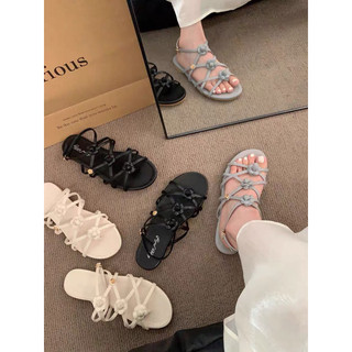[Oder] Sling back Sandal hoa trà nhỏ QC