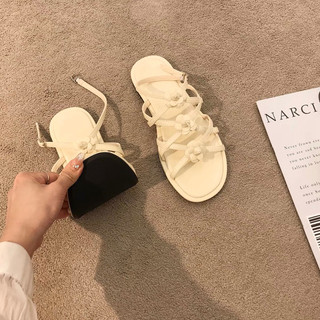 [Oder] Sling back Sandal hoa trà nhỏ QC