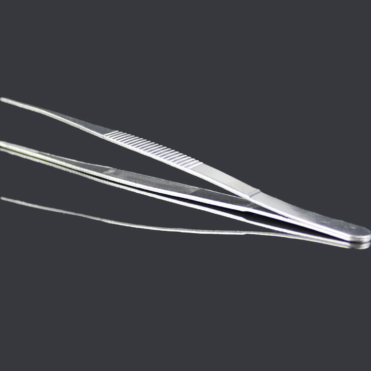Nhíp gắp y tế bằng thép không gỉ đầu tròn có răng
