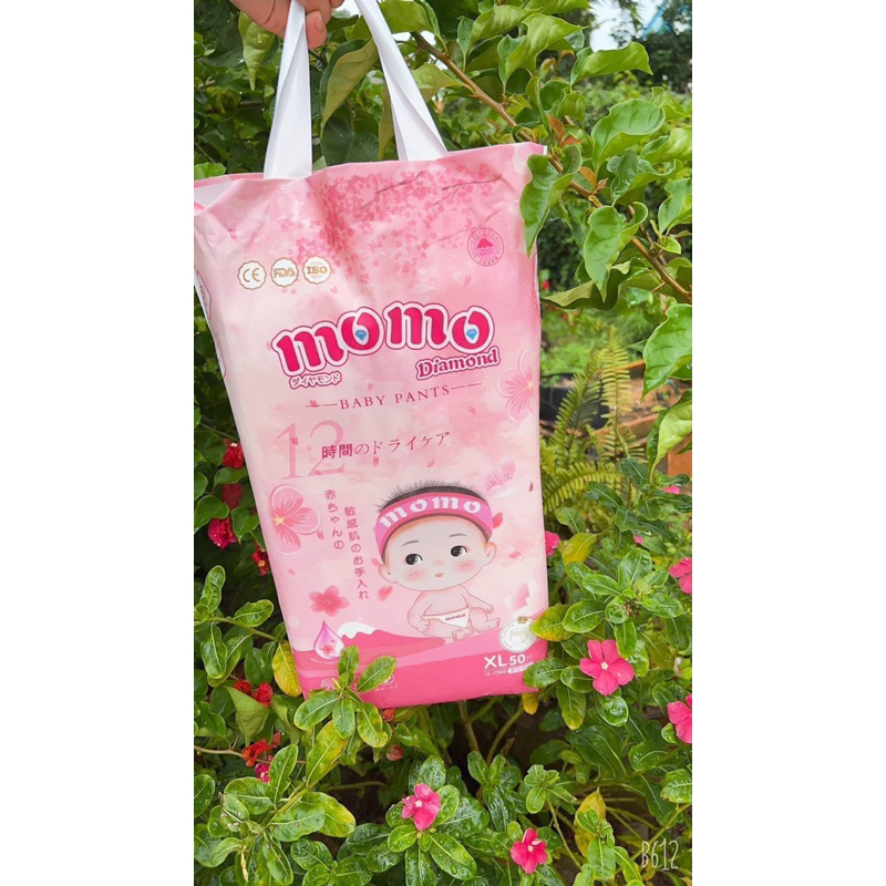 Bỉm Momo Diamond  đủ size S64, M62, M60, L54, XL50, XXL48, XXXL46