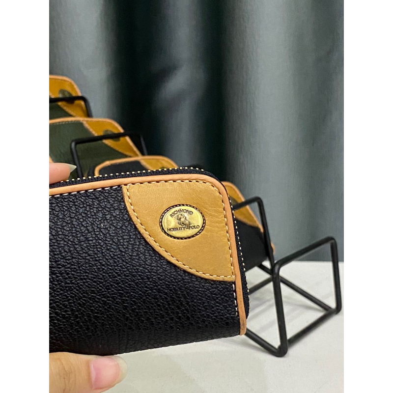 Ví mini si hiệu RICHMOND NOBIUTY POLO da bò thật