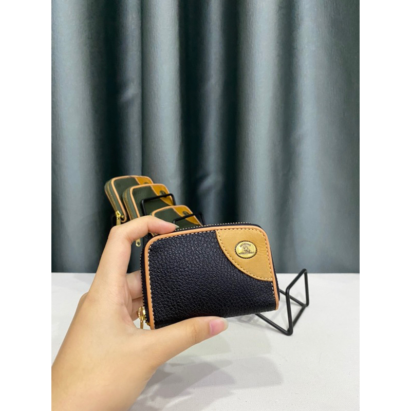 Ví mini si hiệu RICHMOND NOBIUTY POLO da bò thật