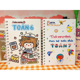 Combo sổ tay toán 6 + toán 7