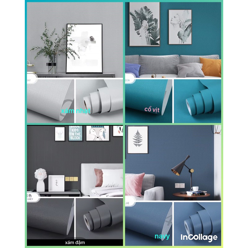 10m giấy dán tường có sẵn keo khổ 45cm