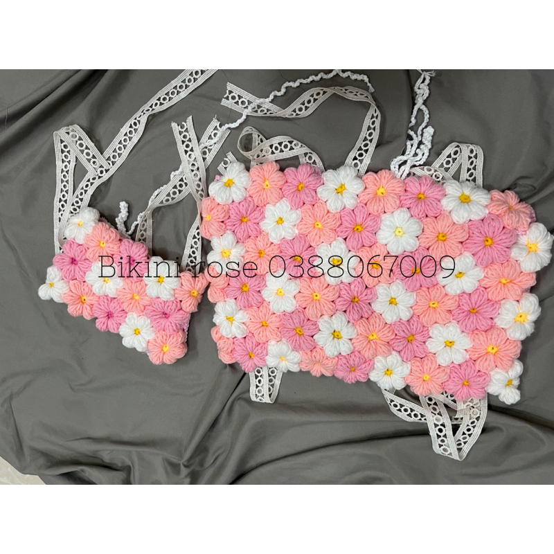 ÁO HOA GHÉP CHO MẸ VÀ BÉ