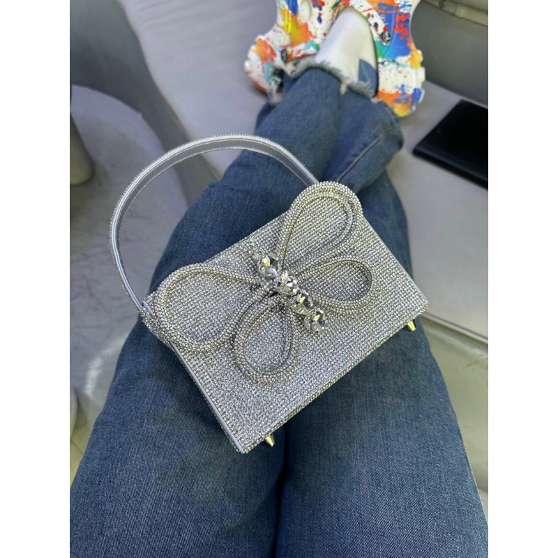 TÚI ĐÍNH ĐÁ NƠ QUAI XÁCH sz 16