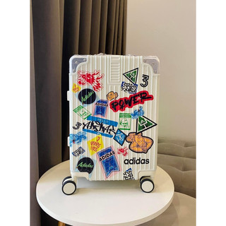 Vali kéo STICKER TRẮNG SỮA Size 22(AUTHENTIC 100%)