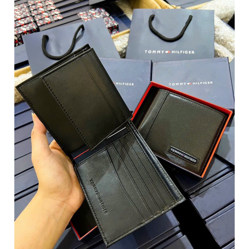 Ví nam tomm.y mẫu mới da căng chuẩn hàng loại 1 full box🌟